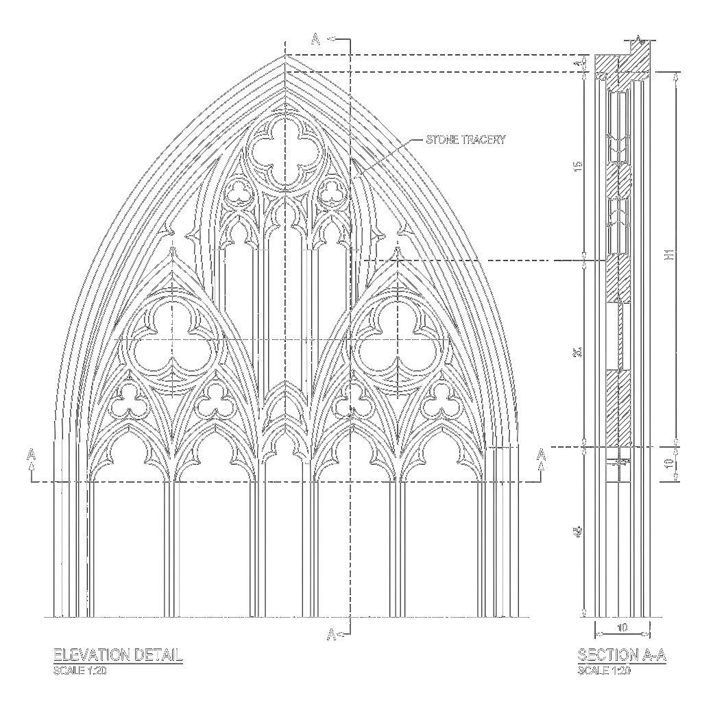 Church Window CAD
